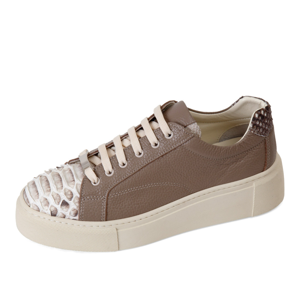 Pantofi sport PIXIE - piele naturală maro