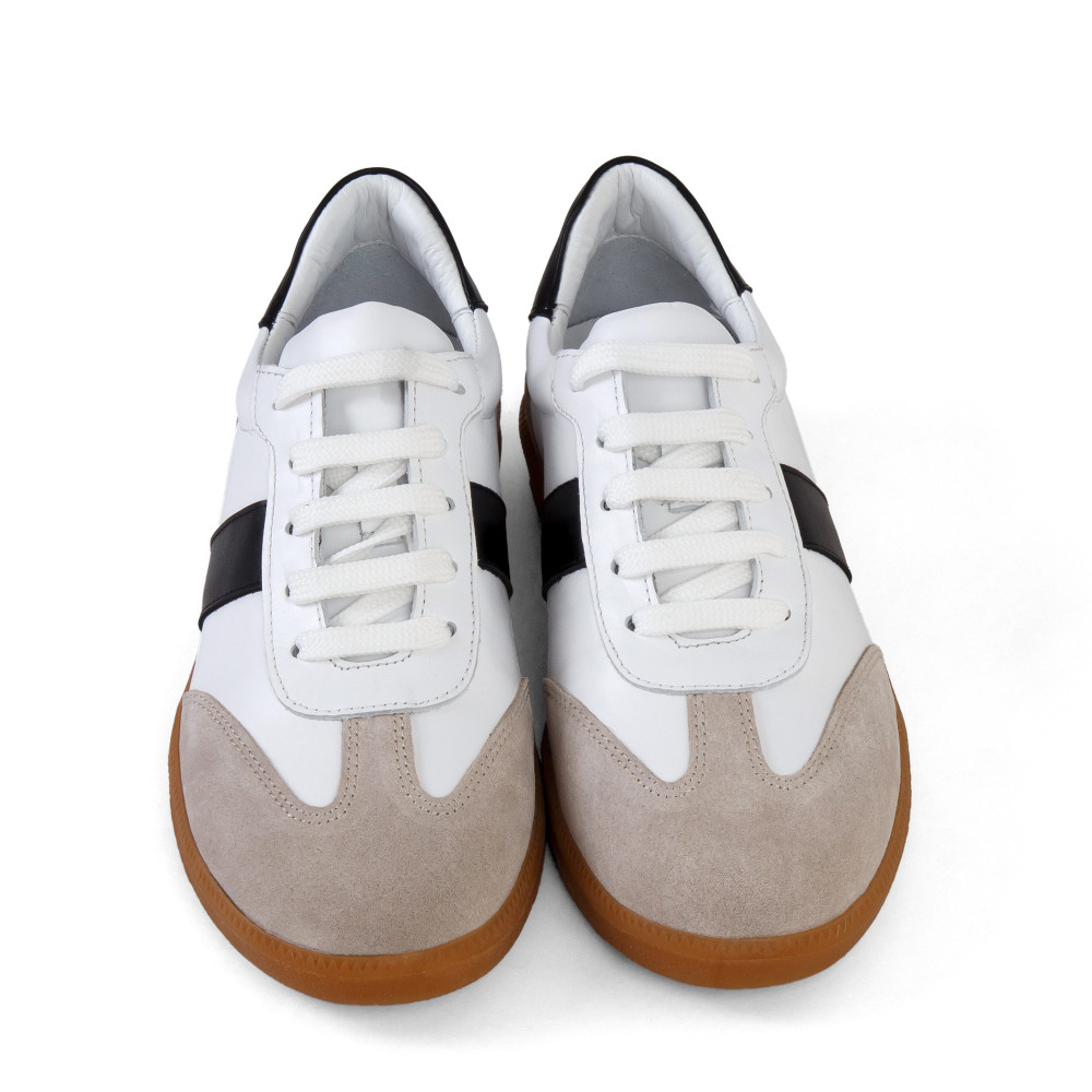 Pantofi sport SARA - piele naturală bej