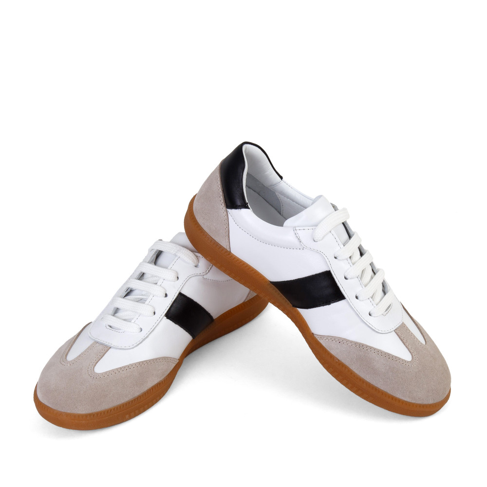 Pantofi sport SARA - piele naturală bej
