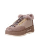 Pantofi sport ZINA - piele naturală bej